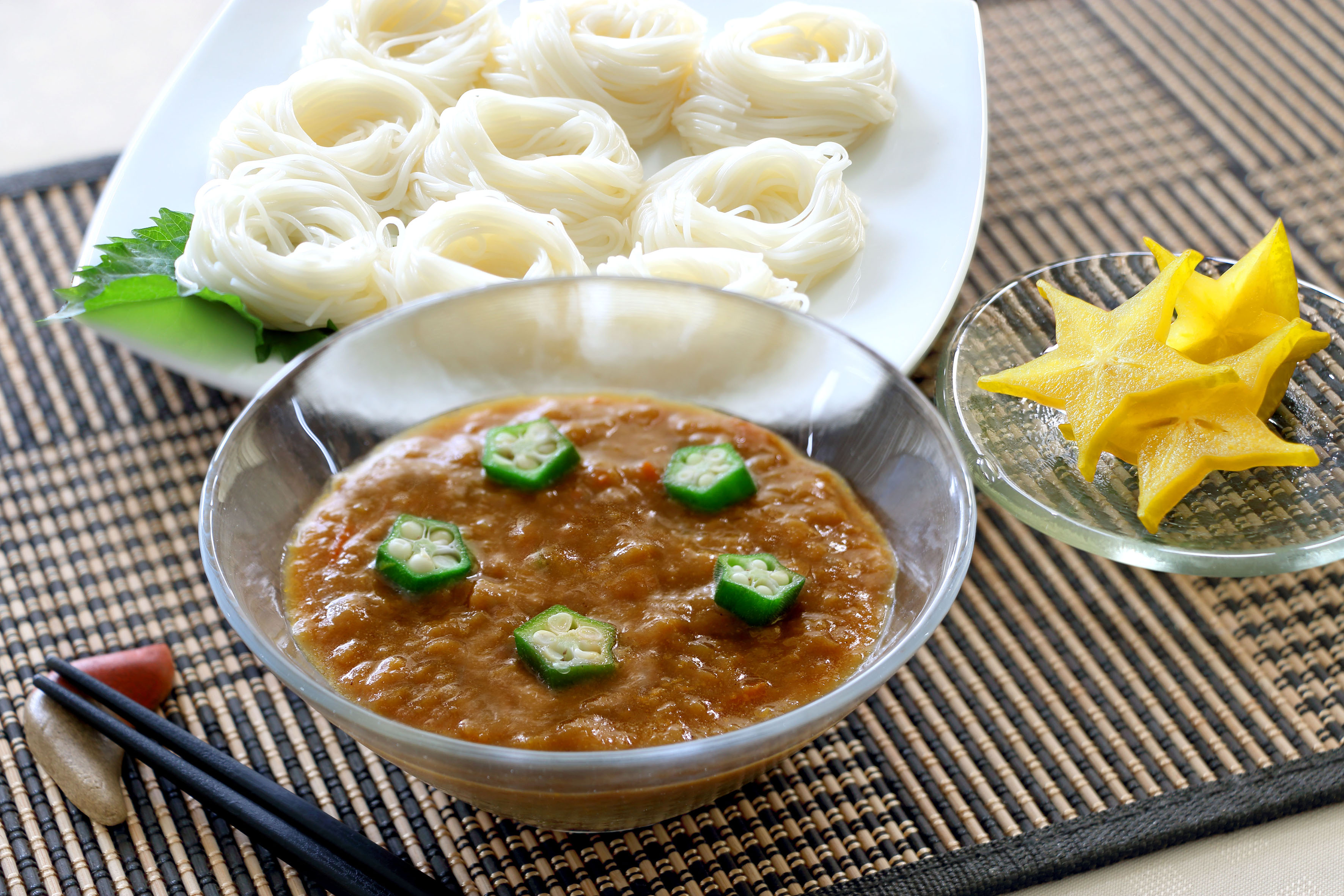 そうめん×カレー