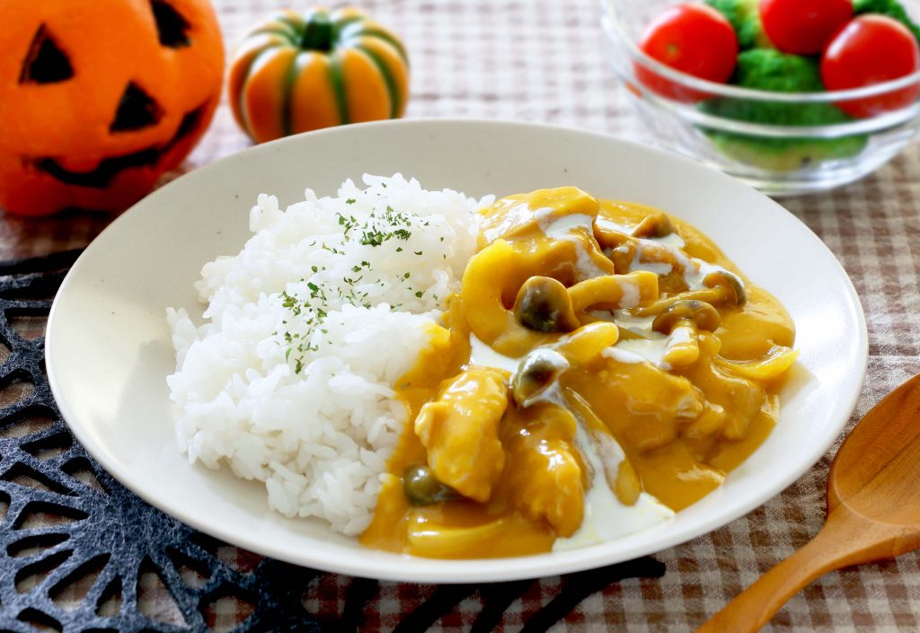 パンプキンポタージュカレー