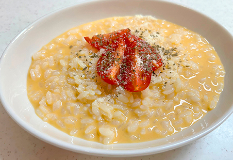 伊勢海老クリームポタージュのパスタ