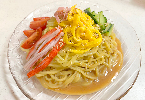伊勢海老クリームポタージュのパスタ