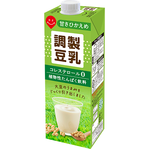 甘さひかえめ調製豆乳