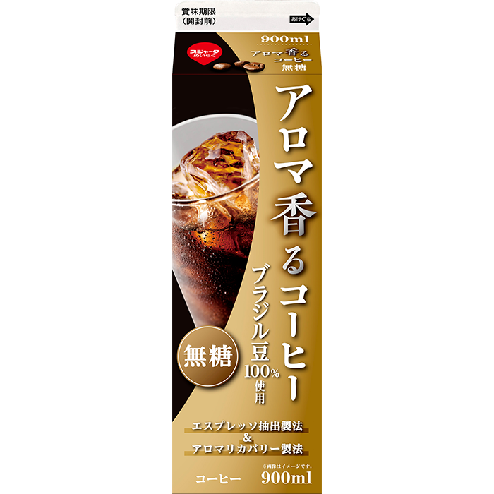 アロマ香るコーヒー無糖 |スジャータめいらくグループ