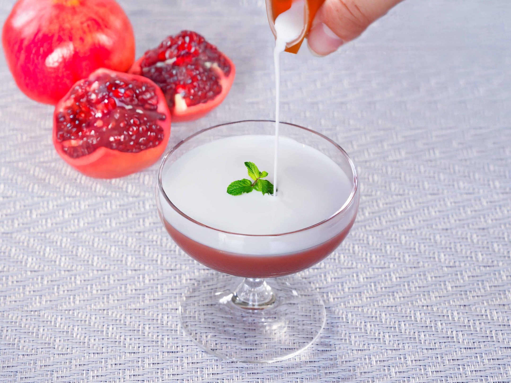 ざくろ100％ジュースで作る ざくろゼリー