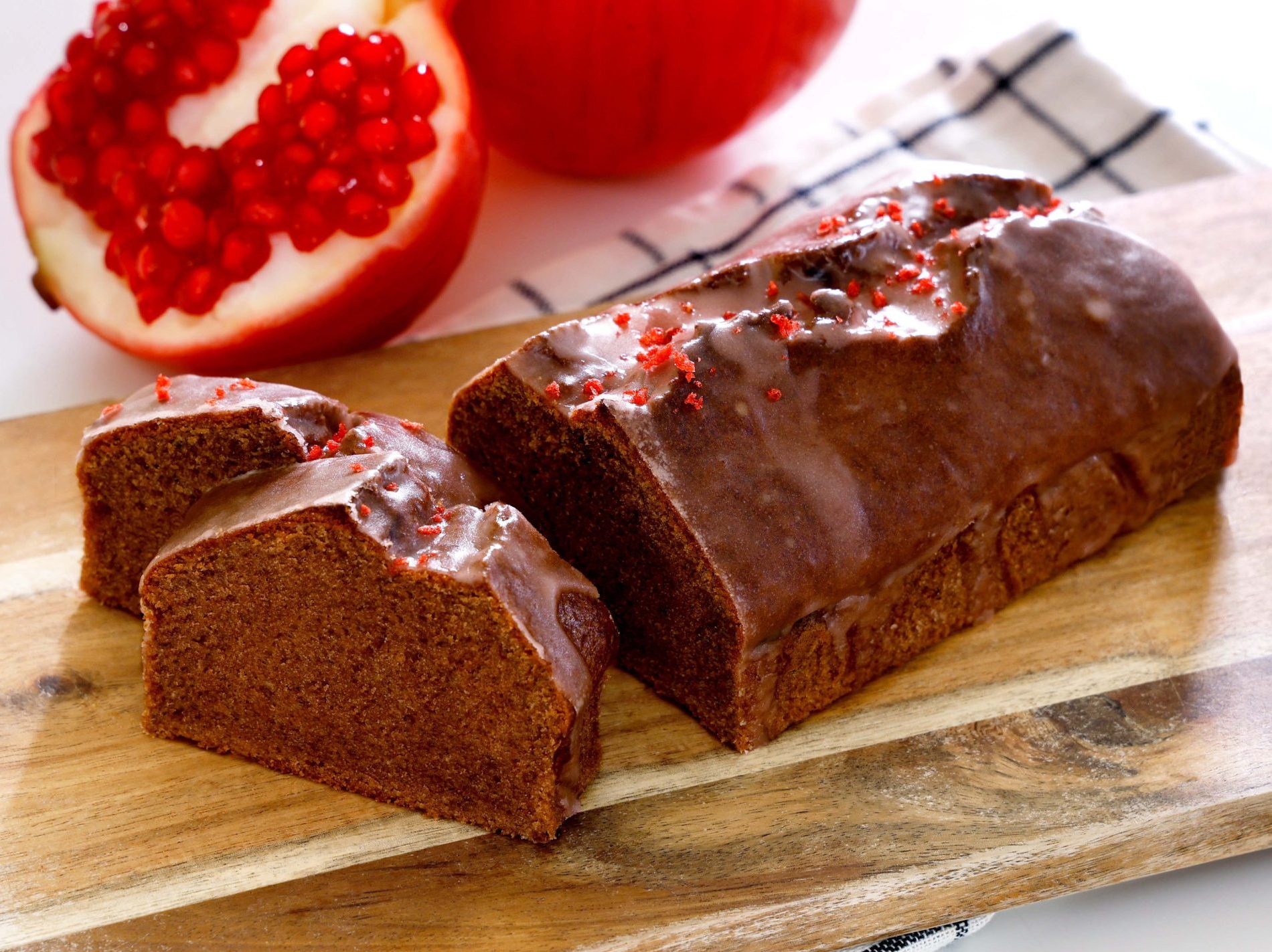 ざくろとココアのパウンドケーキ